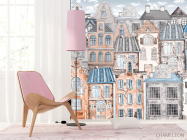 Фотошпалери в стилі Модерн, дитячі будиночки - 4