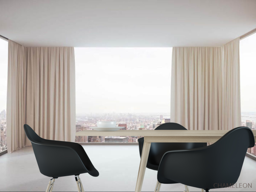 Фотошпалери Вид з вікна на сучасне місто - 1