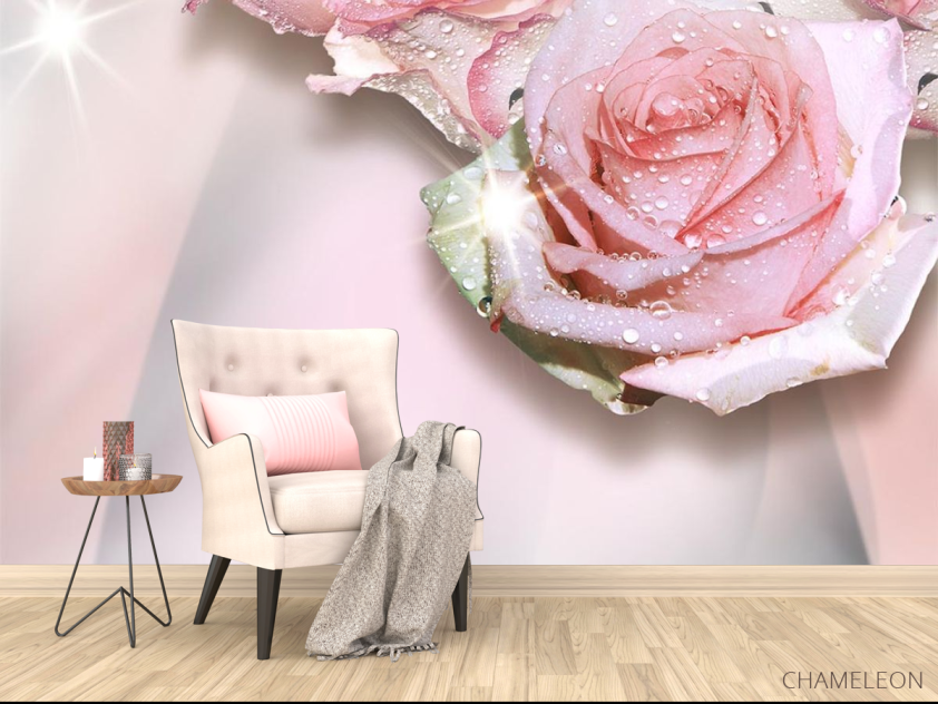 Фотообои 3д розы - 4