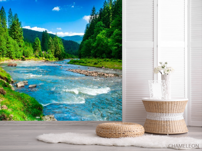 Фотошпалери Протягом, зелень - 2