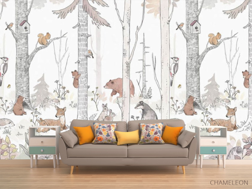 Фотообои Животные минимализм - 1