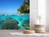 Фотошпалери Море, корали і пальми - 2