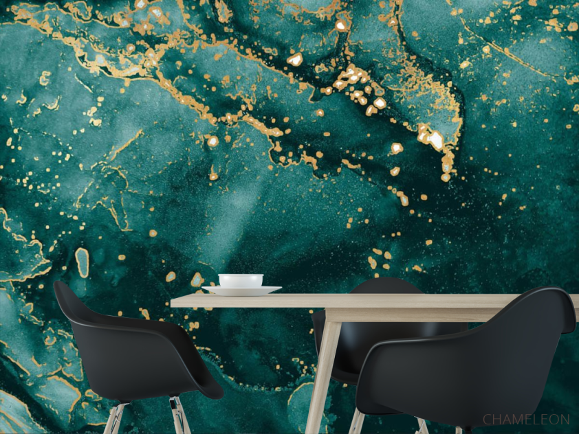 Фотошпалери Бірюзовий флюїд - 1