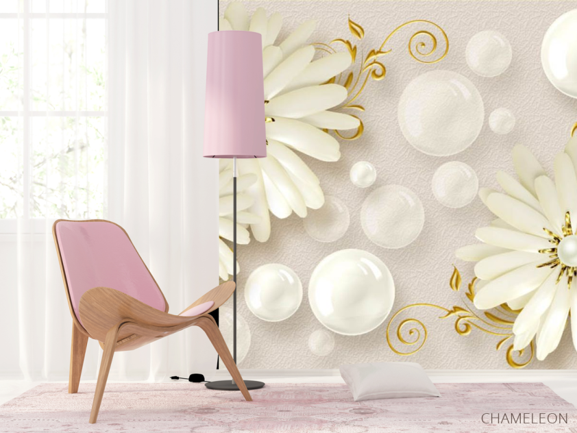 Фотошпалери квіти брошки - 4