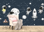 Фотообои детский космос - 4
