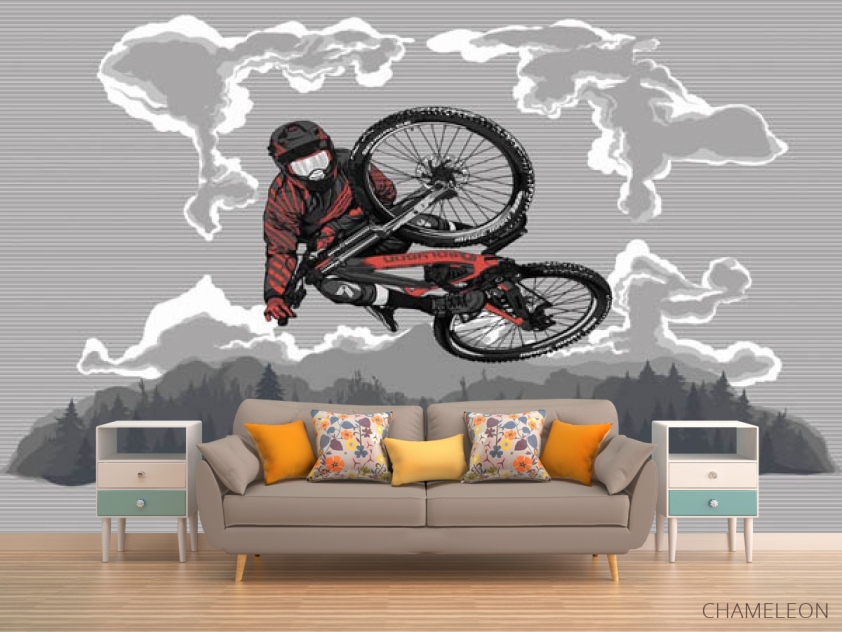 Фотообои байкер - 1