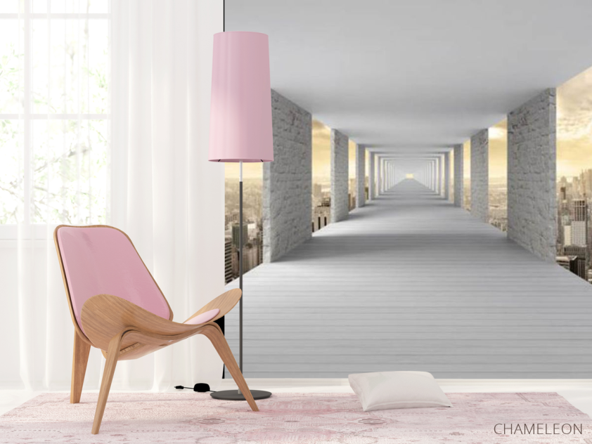 Фотошпалери Тонель з містом - 4