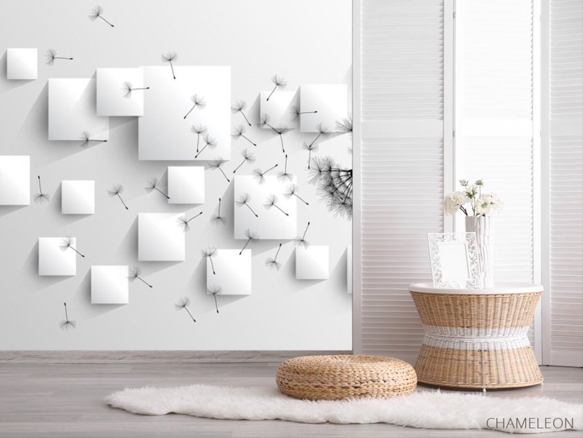 Фотошпалери Кульбаба 3д - 2