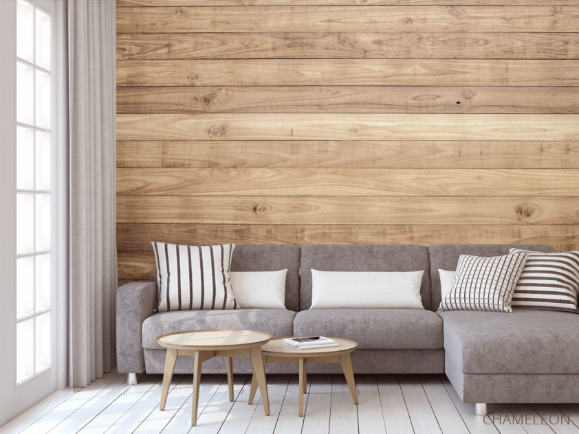 Фотообои Деревянная стенка - 3