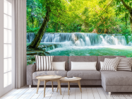 Фотообои бирюзовый водопад - 3