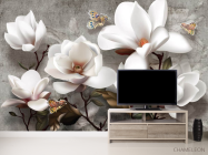 Фотообои 3д магнолии - 2