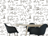 Фотошпалери Патерн для кабінету хімії - 1