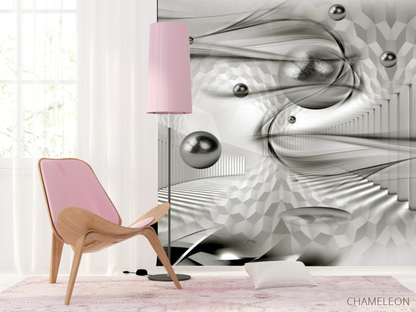 Фотошпалери колони і 3Д сфери - 4