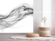 Фотошпалери ЧБ Абстрактний дим - 2