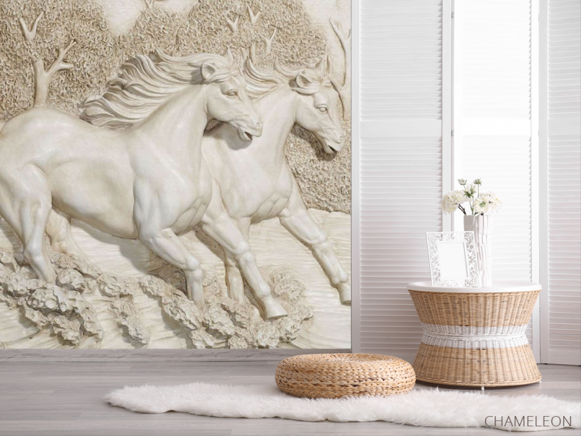 Фотошпалери 3д конячки - 2