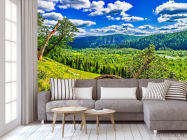 Фотообои зелено-голубая природа - 3