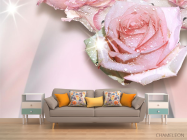 Фотообои 3д розы - 1