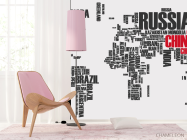 Фотошпалери Карта з країн - 4