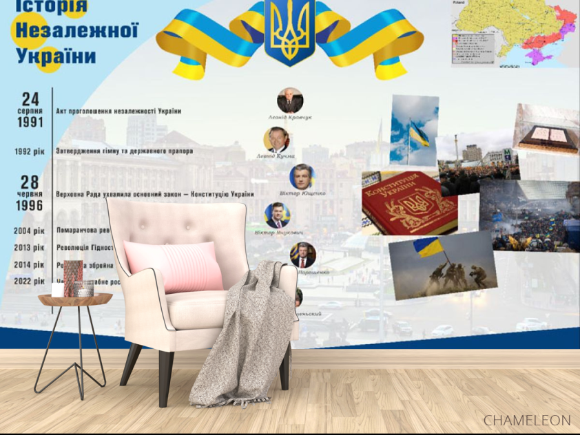 Фотообои Для кабинета истории наше время - 4