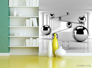 Фотошпалери 3D кулі - 3