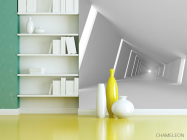 Фотошпалери 3д тунель - 3