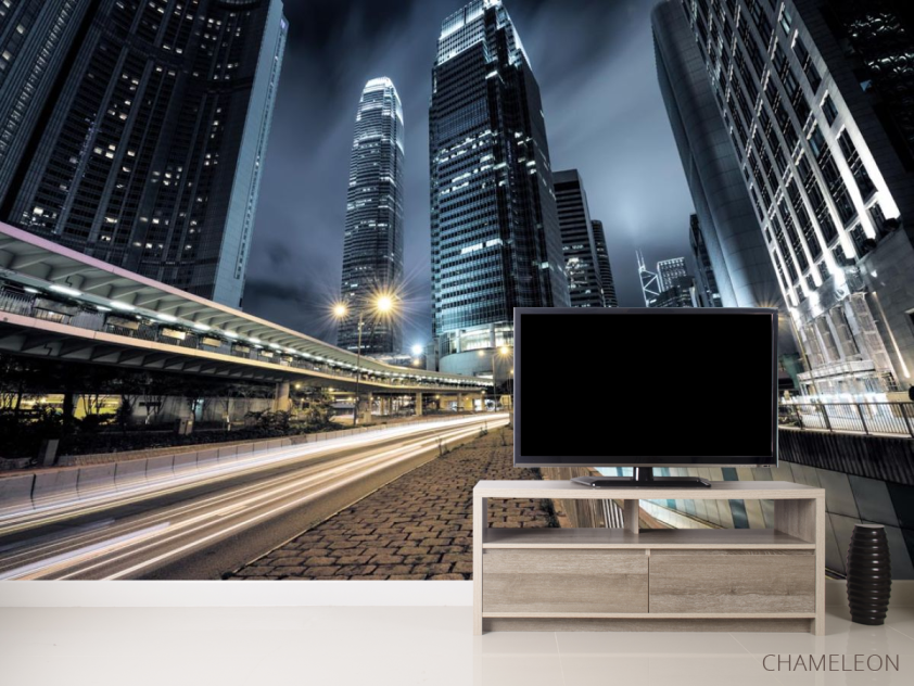 Фотообои вечерний город перспектива - 2