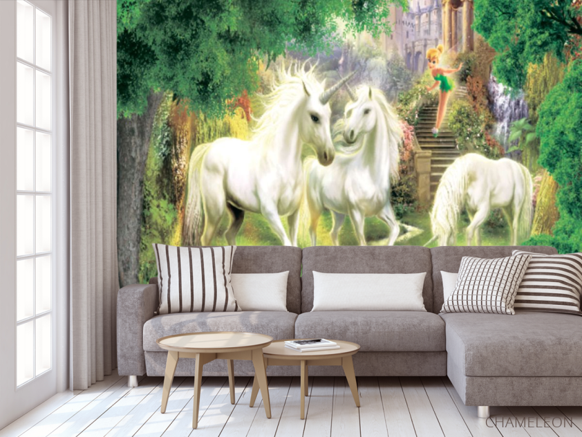 Фотообои Единороги в лесу - 3