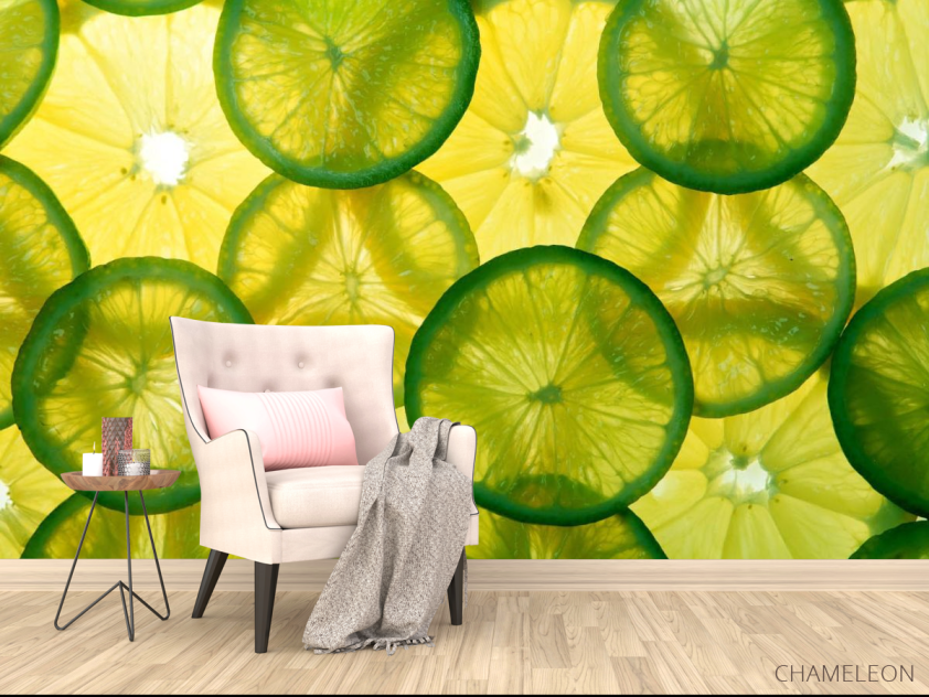 Фотообои Дольки лаймов - 4