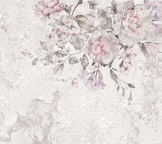 Фотообои Узор и нежные цветы Фотообои Узор и нежные цветы 22185