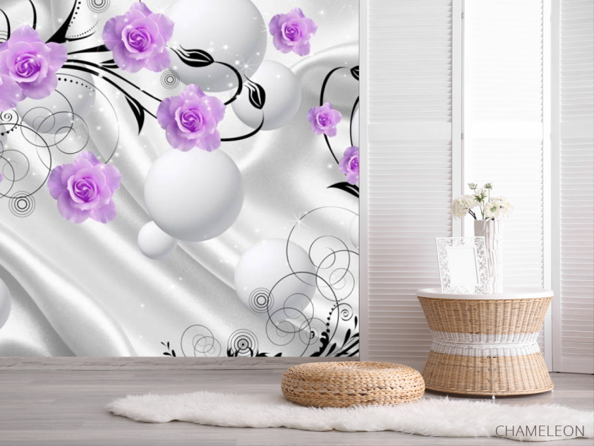 Фотошпалери троянди, 3Д фон - 2