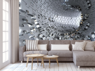 Фотообои Тоннель из пазлов - 3