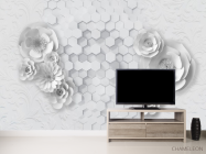 Фотообои 3D цветы - 2