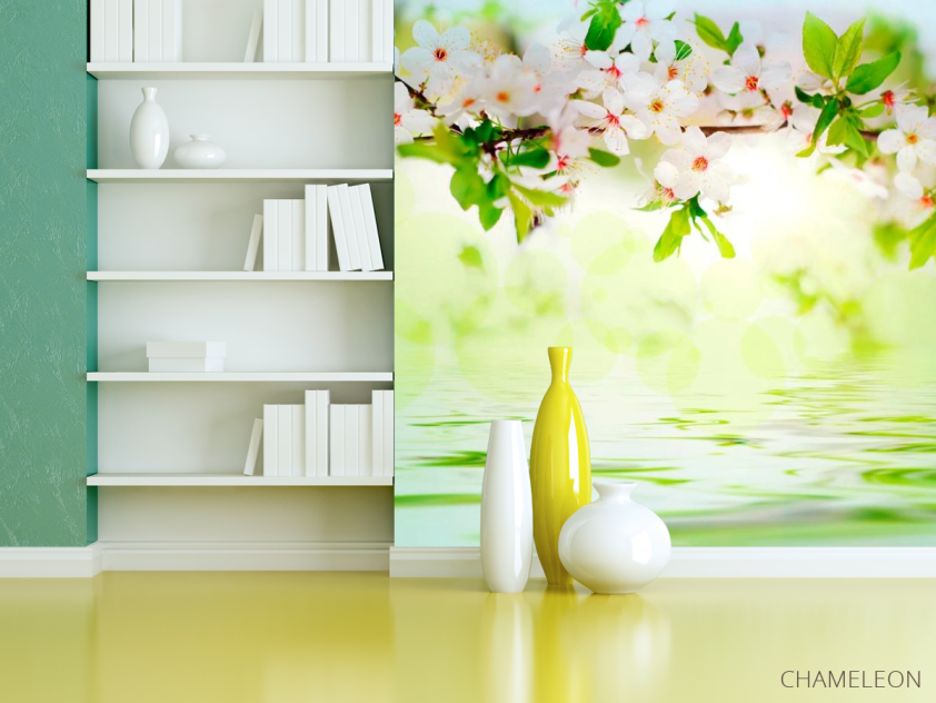 Фотообои Персиковые цветы - 3