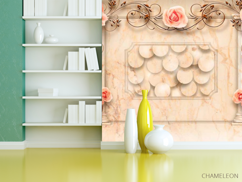 Фотошпалери 3D квіти - 3