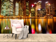 Фотообои Дома,блики, вода - 4