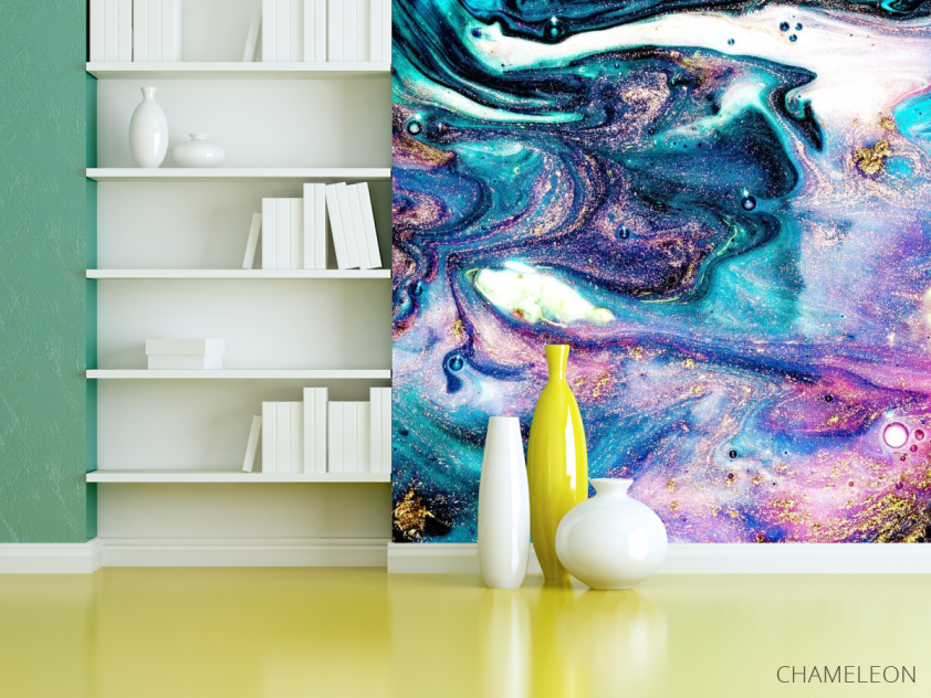 Фотошпалери Яскравий Fluid art - 3