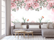 Фотообои Акварельные цветы - 3