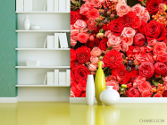Фотообои Букет алых цветов - 3