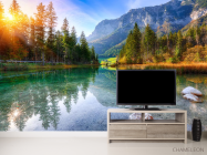 Фотообои прозрачное горное озеро - 2