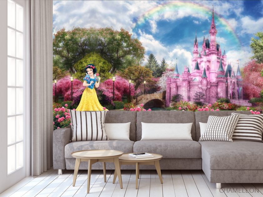 Фотообои Замок и белоснежка - 3