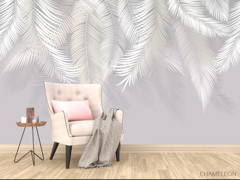 Фотообои Пушистые пальмовые листья на стену - 4