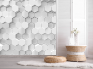 Фотошпалери Об'ємні шестикутники - 2