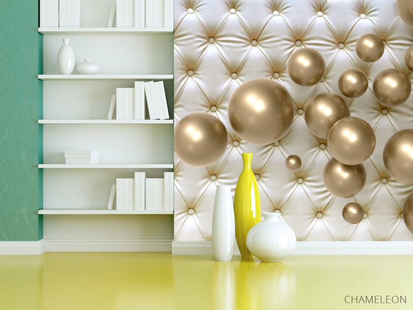 Фотошпалери Золоті кульки - 3