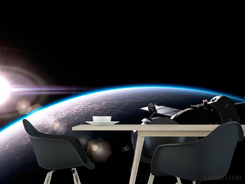 Фотошпалери Супутник і планети - 1