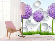 Фотошпалери квіти 3д - 4