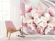 Фотошпалери Фіолетові магнолії - 4