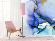 Фотошпалери Fluid art фіолетовий - 4