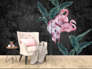 Фотообои фламинго - 4
