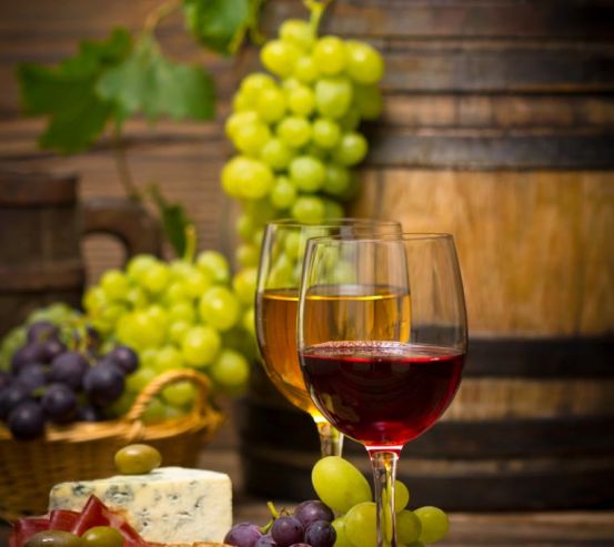 Фотообои вино и сыр 20653