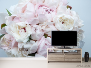 Фотообои большой пион из пионов - 2